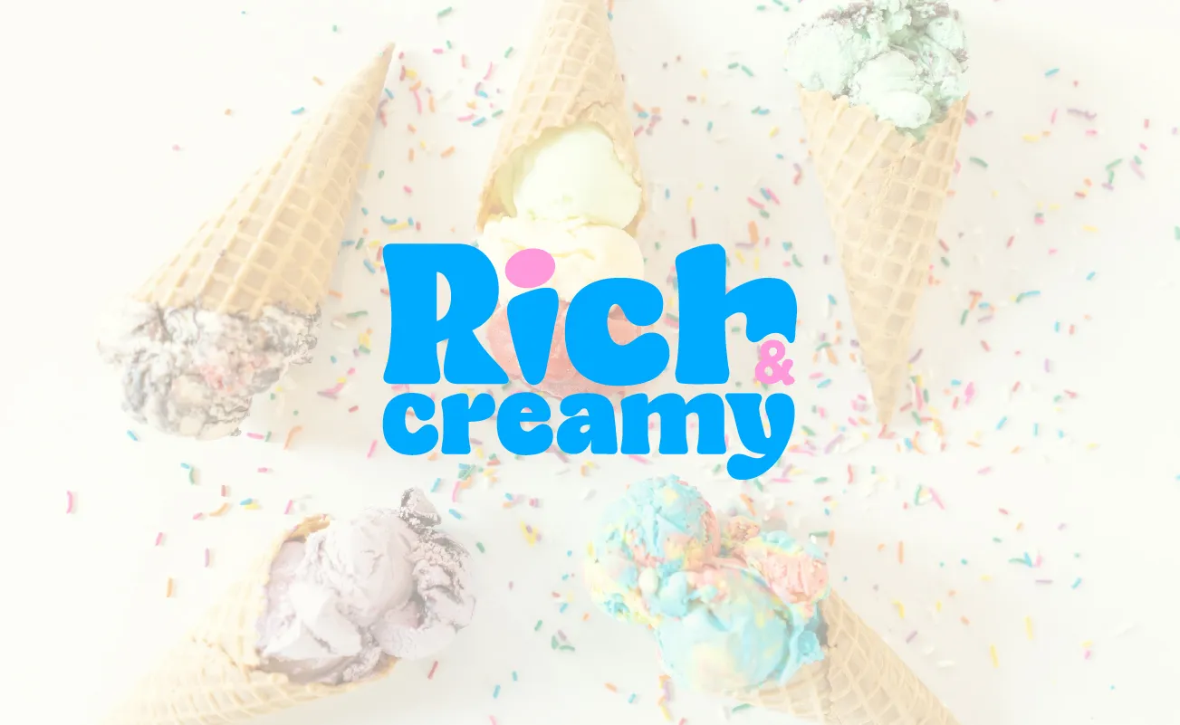 Rich & Creamy brand identity overview